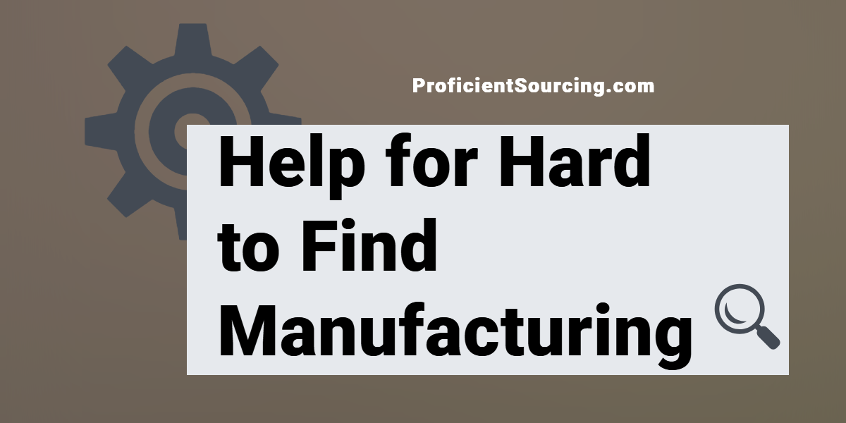 Find Manufacturers