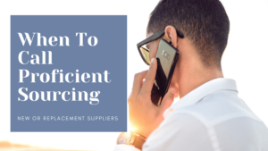 When to call proficient sourcing