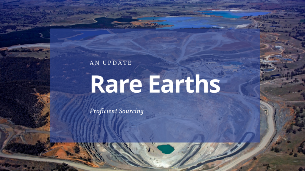 Rare Earths An Update