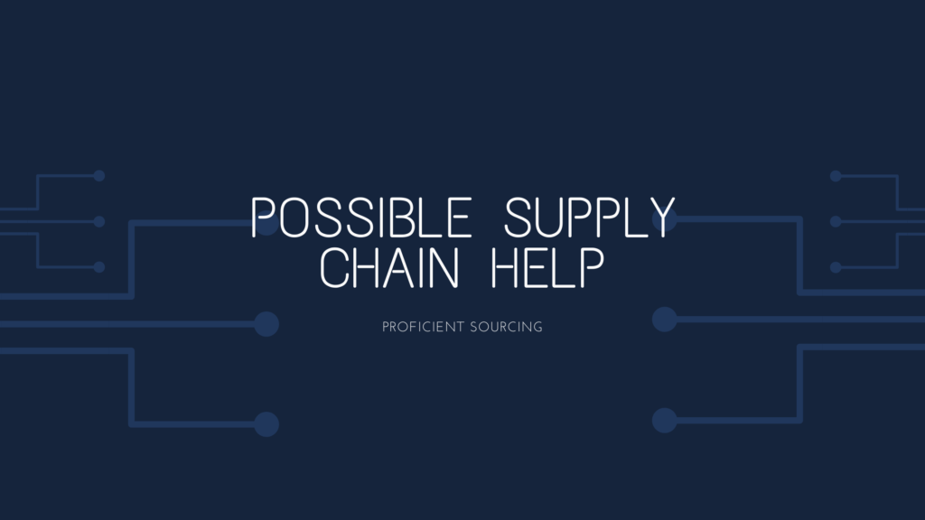 Possible Supply Chain Help