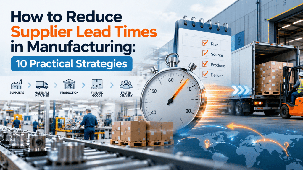 How to Reduce Supplier Lead Times in Manufacturing: 10 Practical Strategies
